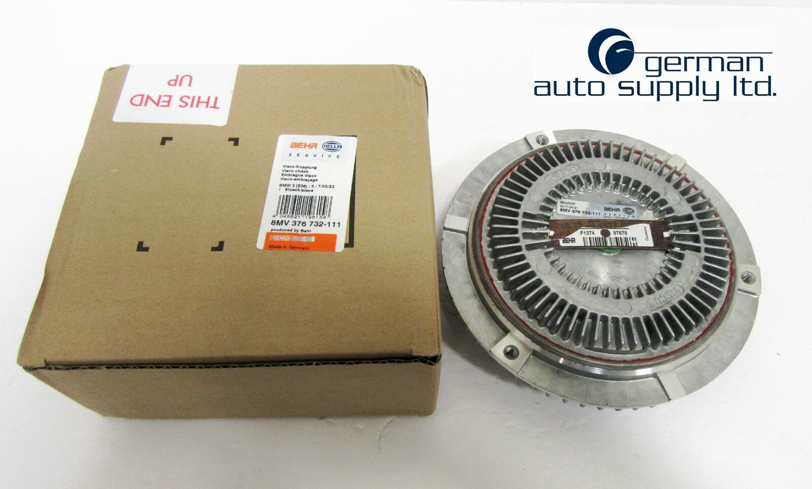 BMW Fan Clutch - BEHR HELLA - 8MV376732111, 376732111 - NEW OEM 