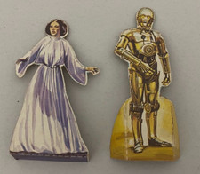 Star Wars Vintage Streets Ice block Carton Figure Cutouts Princess Leia & C-3PO