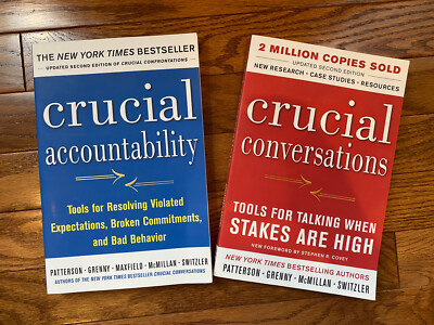 Crucial Accountability & Crucial Conversations Leadership Books