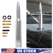 50 Inch Bullet Antenna Chrome Aluminum For Ford Dodge Ram 1500 2500 3500 4500