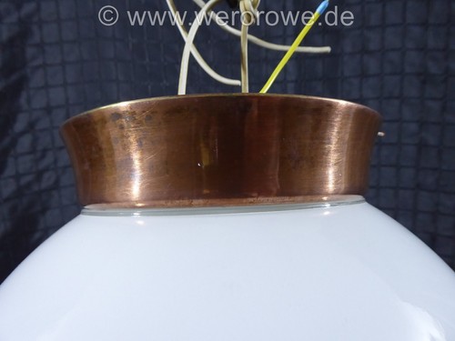 Deckenlampe Kugellampe Weiß Art Bauhaus Stil Kugelschirm Ø 24 cm Deckenleuchte - Bild 5 von 16