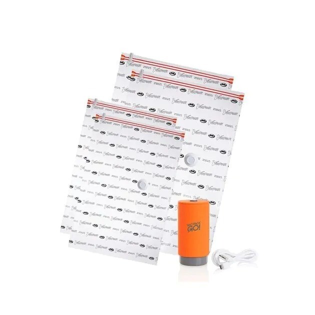 JML VacPack GO! Portable Vacuum Storage Bag System Reduces Luggage by