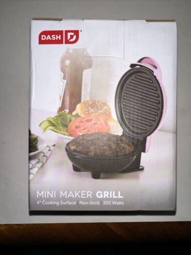 DASH Mini Maker Grill 4" Cooking Surface DMG001PK  - Picture 1 of 2