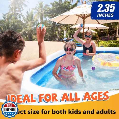 Juego de bolas para saltar agua ZestPulse - bola de piscina - juguetes de agua rebotante para playa - Imagen 4 de 5
