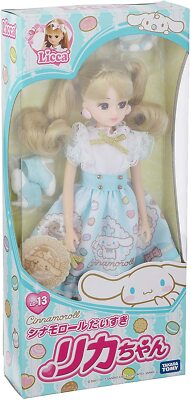 Rika Chan loves Cinnamoroll 9 inch Doll Sanrio Licca Takara Tomy