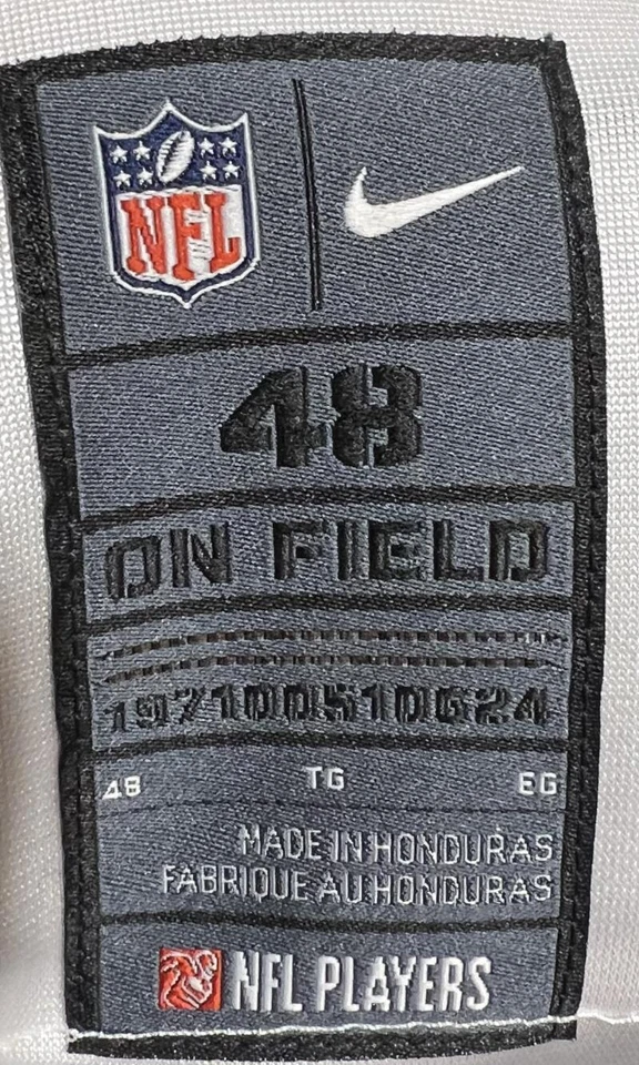 Camiseta de futebol Cam Newton autografada Carolina Panthers fanáticos autêntica - Imagem 3 de 4