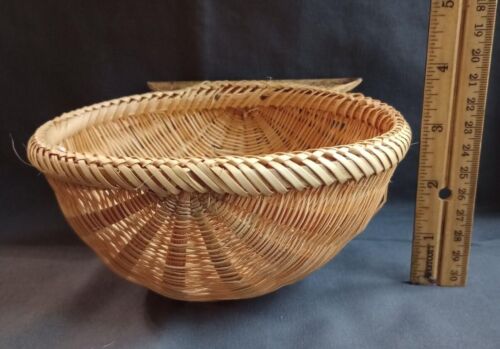 2-Handgefertigte geflochtene Korb Wandhalterung Oval Korb Wandtasche 5" & 6" - Bild 7 von 8