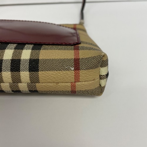 BURBERRY Vintage Nova Check Haymarket Mini Shoulder Bag Pochette Handbag - Picture 11 of 15
