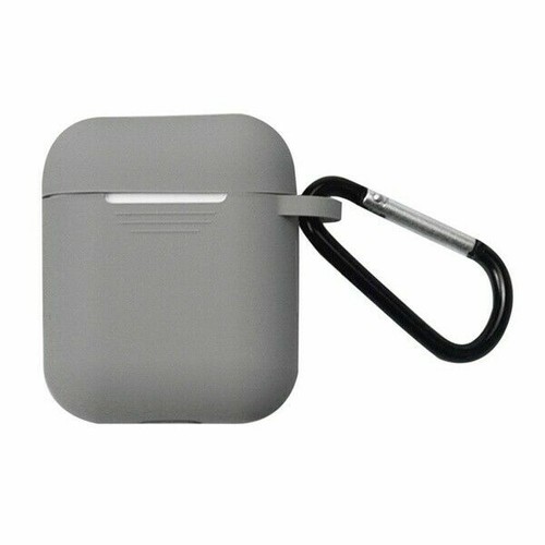Silicone Airpods Charging Case Protective Cover with Carabiner AirPods Box Carry - Picture 16 of 23