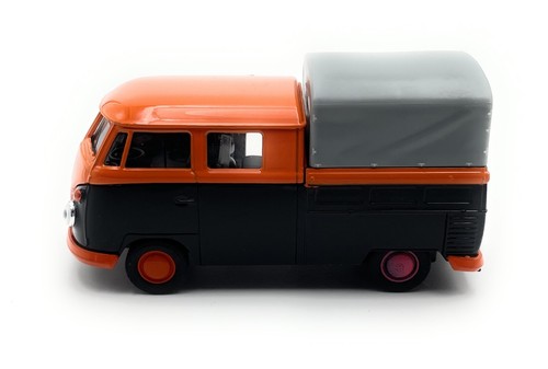 Modelo De Coche VW T1 Pick Up Bus 1:34-39 Naranja Miniatura Vehículo - Imagen 2 de 4
