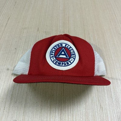 Vintage 70s 80s Trucker Appleton Electric Wisconsin Hat Snapback Small/Medium