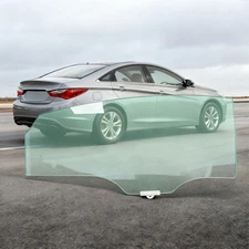 Passenger Right Rear Door Window Glass For Hyundai Sonata 11-14/ Hybrid 11-15