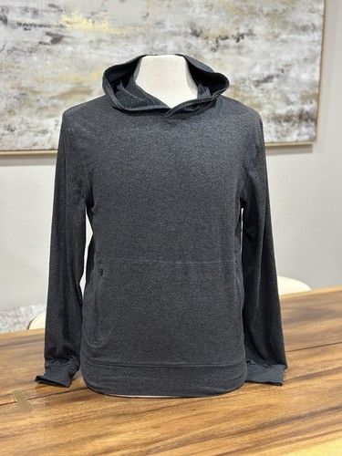 VUORI Ponto Performance kleiner dunkelgrauer Herrenpullover Hoodie doppelte Reißverschlusstasche - Bild 1 von 12