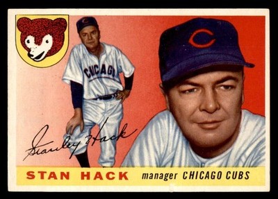 1955 Topps Baseball #6 Stan Hack GD *m1