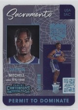 2021-22 Panini Contenders Permit to Dominate Davion Mitchell #9 9ut