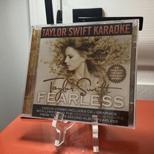 Taylor Swift "Fearless" Karaoke CD DVD No Vocals - Authentic - Great Condition