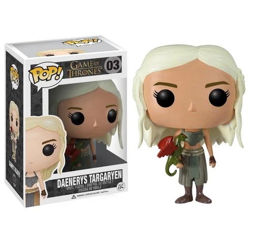 🔥Funko Pop!: Game of Thrones 2016 DAENERYS TARGARYEN W RHAEGAL #03 VAULT PP🔥