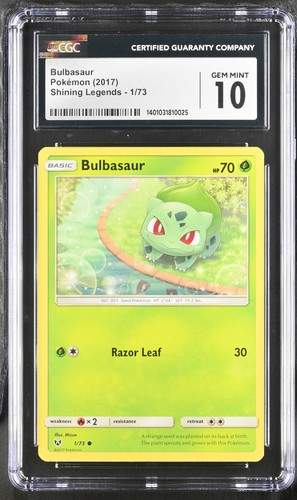 Bulbasaur graded CGC 10 for sale on eBay