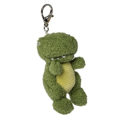 Mary Meyer Plush Stuffed Animal Backpack, Purse, Bag Charm, Orange T-Rex, 5''