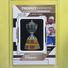 P.K. SUBBAN 2021-22 OPC Norris Trophy Manufactured Patch  #P-47  Canadiens