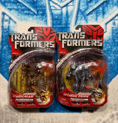 Transformers Movie 07 Optimus Prime & Starscream Protoform *MOSC*