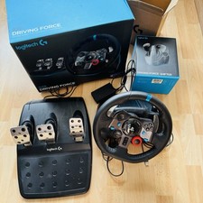 Logitech G29 Lenkrad mit Pedalen und Schaltun...