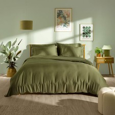 Panda Signature+ Bamboo Lyocell 320 Thread Count Green Bedding Set, Single