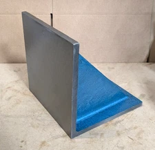 12" Wide x 12" Deep x 12" High Machined Angle Plate  Cast Iron  .003" Sq