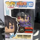 Funko Pop! Naruto Shippuden Sasuke (Rinnegan) #1023 AAA Glow Chase Autograph PSA