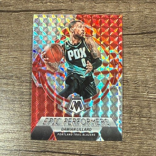 Damian Lillard #11 2022 Panini Mosaic Epic Performers card