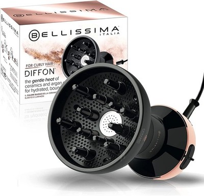 Diffon Ceramic Diffuser Hair Dryer for Curly Hair - 2-in-1 Blow Dryer with Di...