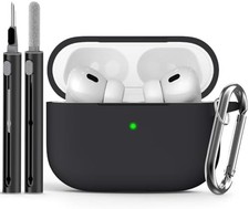 Ljusmicker AirPods Pro Case with Cleaner Kit, Black