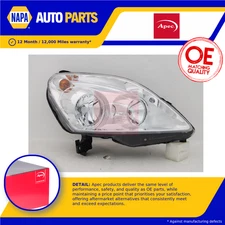 Headlight Headlamp fits OPEL ZAFIRA B 1.7D Left 07 to 15 N/S Passenger Side Apec