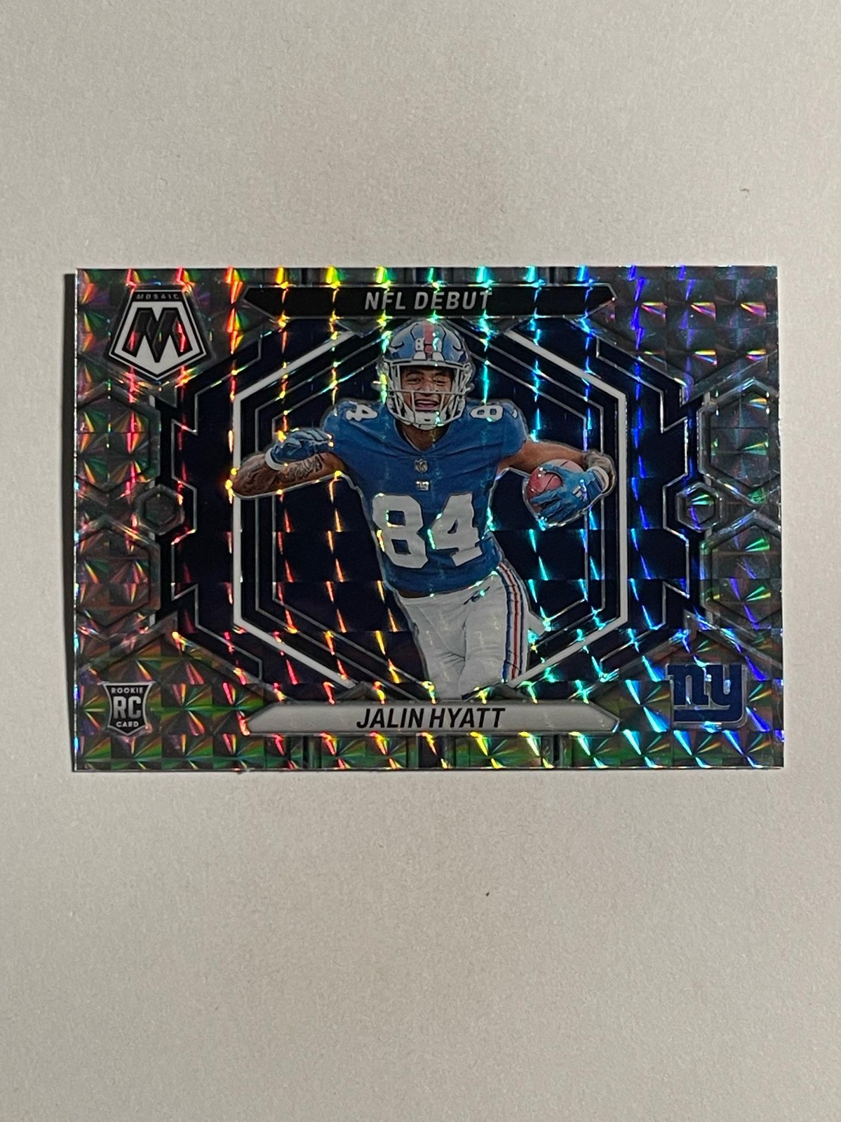 2023 Panini Mosaic #ND-17 Jalin Hyatt Silver