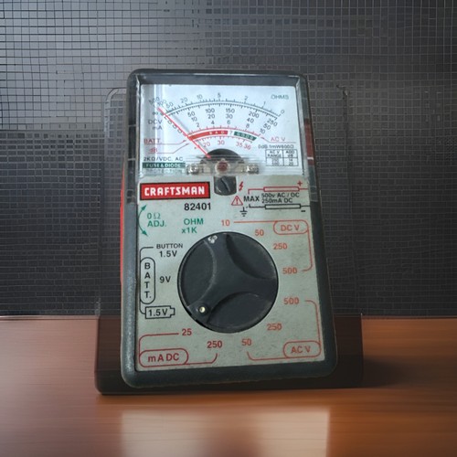 Sears Craftsman 82401 Analog Multimeter With New Battery