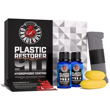 Car Plastic Restorer & Hydrophobic Trim Ceramic Coating Kit Long Lasting Coat...