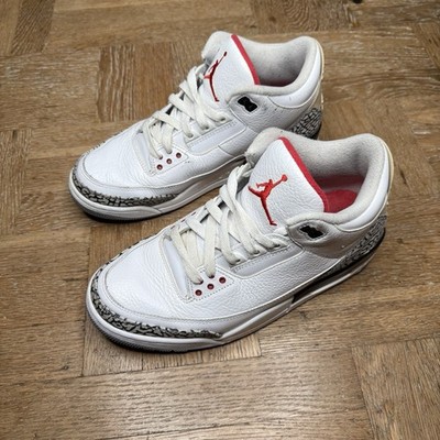 Nike Air Jordan 3 Retro White Cement 2010 Men s 9 Shoes Sneakers