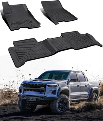 DiffCar  Floor Mats for Chevy Colorado & for GMC Canyon 2023 2024 2025 2026