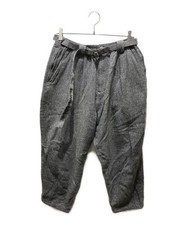 TIGHTBOOTH PRODUCTION WOOL HERRINGBONE BALLOON PANTS gray