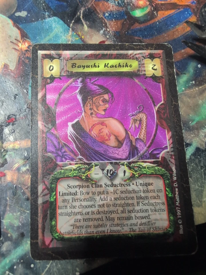 L5R Legend of the Five Rings Bayushi Kachiko Set - Image 2 of 4