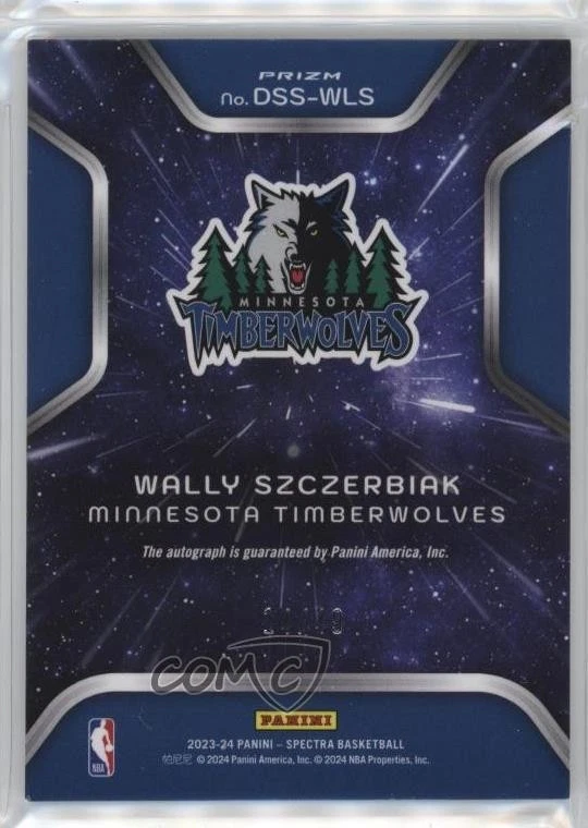 2023 Panini Spectra Deep Space Signatures Astral Prizm /49 Wally Szczerbiak Auto - Image 2 of 2