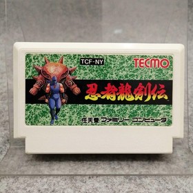 Tecmo Famicom Soft Ninja Dragon Sword Den Used