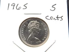1965 Canadian (5 Cents) Nickel