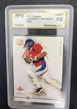 2001 Pacific DYNAGON #108  LaDainian Tomlinson Rookie Card MINT 10 GEM NFL. rookie card picture