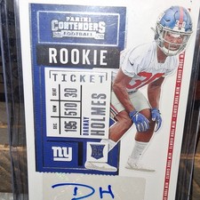 Panini 2020 Contenders Darnay Holmes Rookie Ticket Autograph #281 Giants NFL
