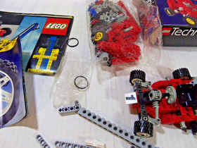 Vintage LEGO Technic Parts Speedway Bandit 8815, 8024 Parts Instructions