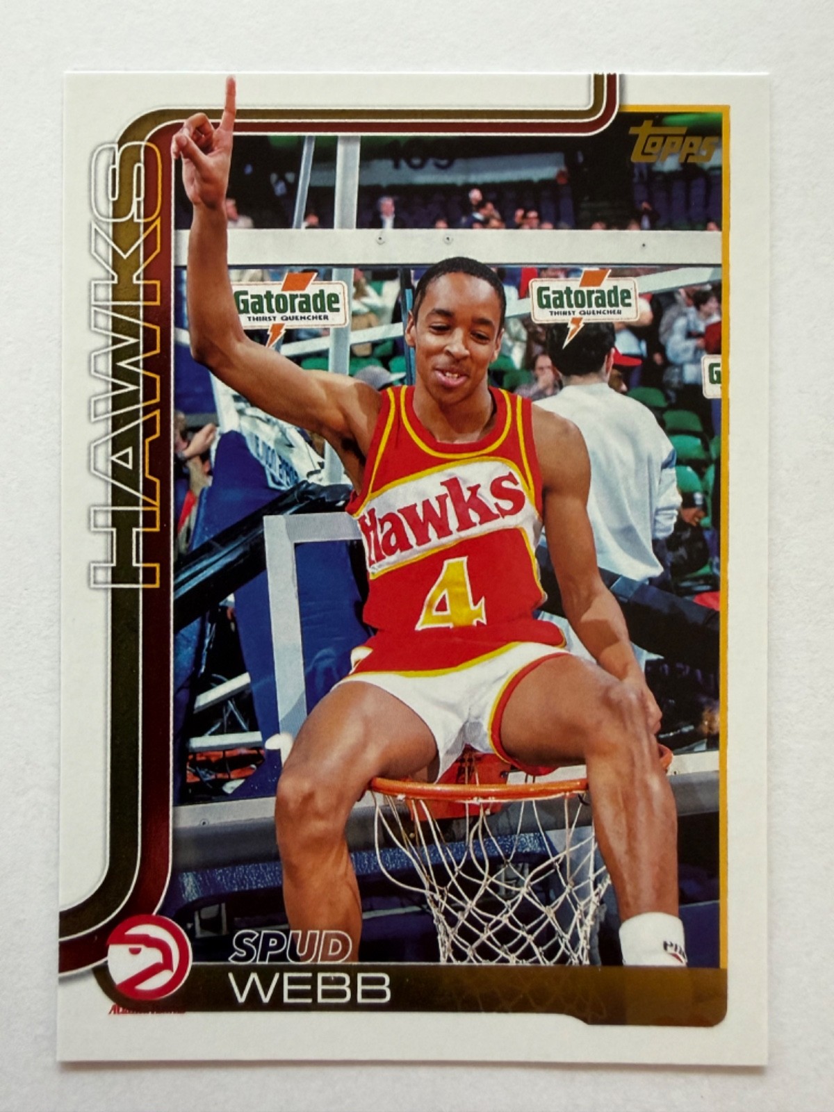 SPUD WEBB (Atlanta Hawks) 2025 Topps Golden Mirror DUNK CONTEST SSP #266