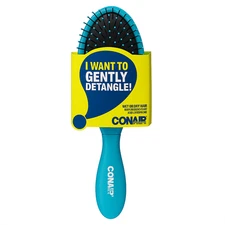 Conair I Want To Gently Detangle Detangling Cushion Brush, Teal, 1-Count
