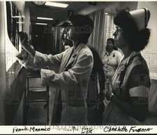 1981 Press Photo Frank Marasco and Charlotte Fonseca with Dr. Pamela Parra