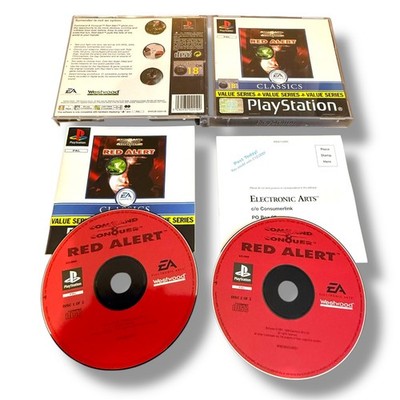 Ps1 Command & Conquer Alarmstufe Rot Classic 2 Disc mit Handbuch sehr guter Zustand Playstation 1